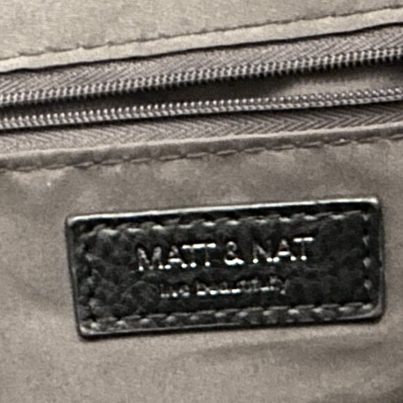 Matt & Nat | Vegan Leather Backpack Vignelli Dwell Zip Around Handbag Unisex main image 7